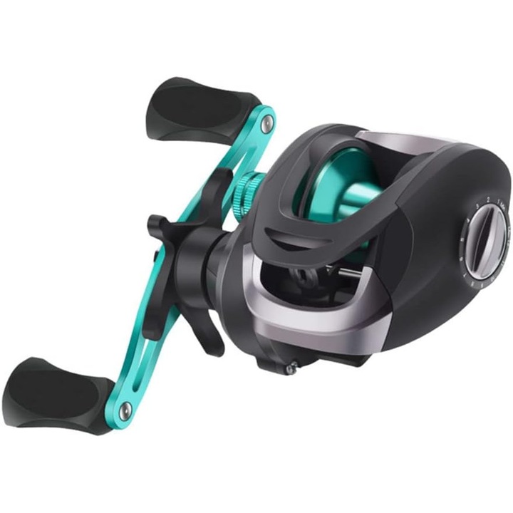 Макара Joyoy®, 7.2:1, 10кг, 100ММ, черно/синьо