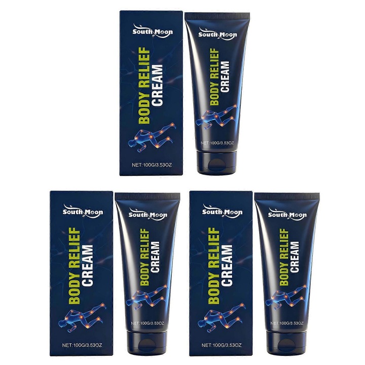 Krém neuropátiás fájdalom enyhítésére, 3 darab, nyugtató hatású, 100g