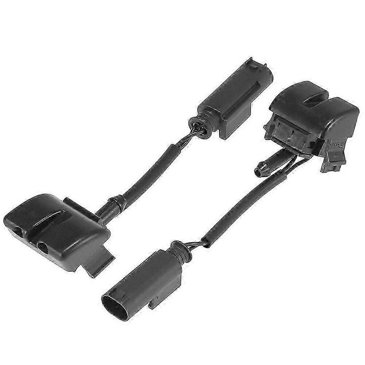 Fűtött ablakmosó fúvóka, 2 darab, fekete, BMW 3 Series E46-hoz