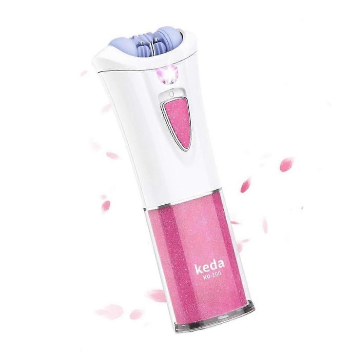 Epilator de par pentru femei, 2025, design compact, fara fir, cu lumina LED, portabil