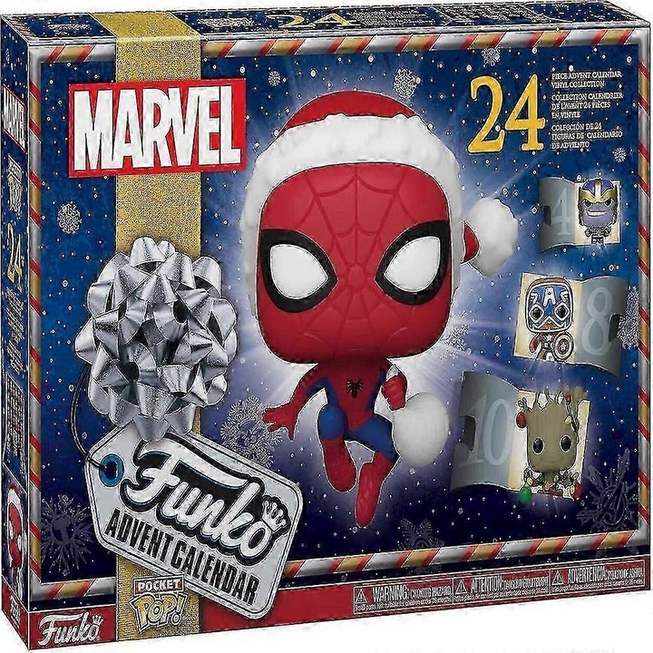 Calendar de Advent cu 24 Figurine Pocket Pop! Marvel