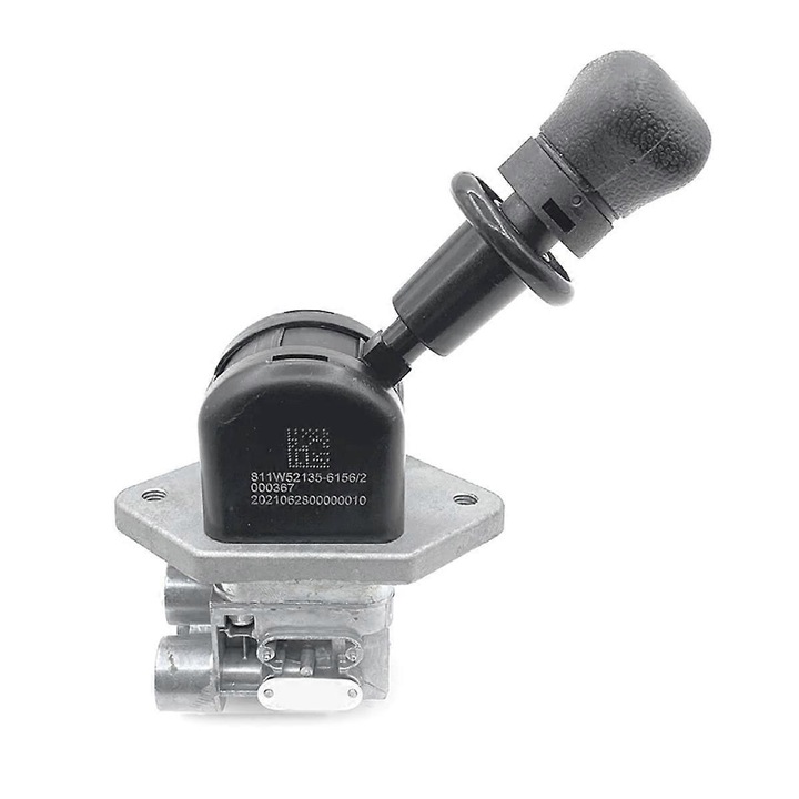 Kézi fékszelep teherautókhoz, 811W52315-6156, fekete, műanyag+fém