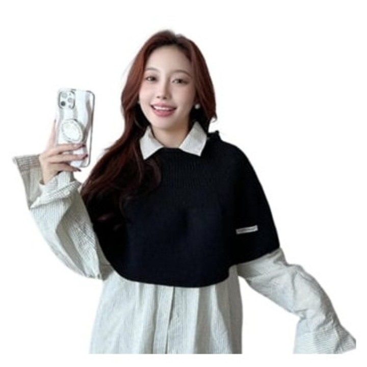 Sal dama Giecy, multipurpose, calduros, tricotat, o marime, colorat