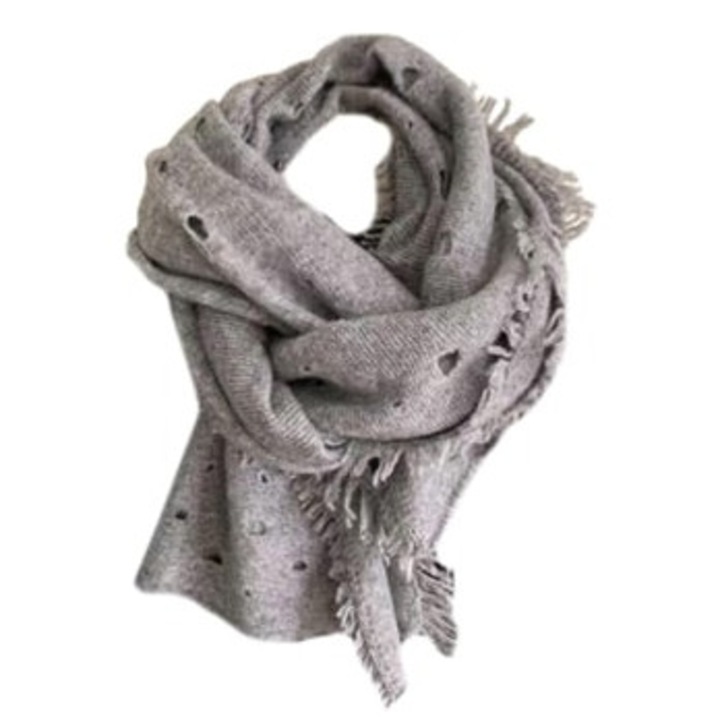 Esarfa dama Giecy, model elegant, captusita, multicolor, o marime