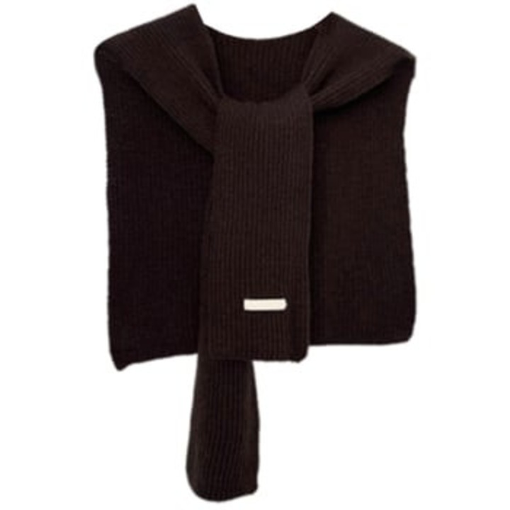 Esarfa dama Giecy, sal elegant, guler fals, mesh, o singura marime