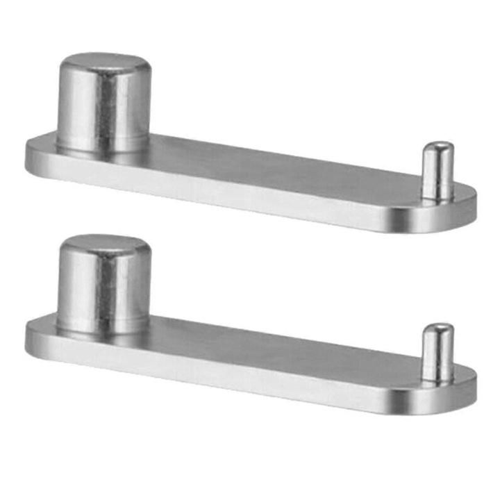 Set 2 comutatoare pentru scaune incalzite auto, argintii, din otel inoxidabil, pentru diverse modele Ford