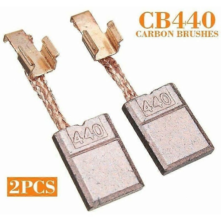 Set perii carbon CB440 pentru Makita, 13x10x3mm