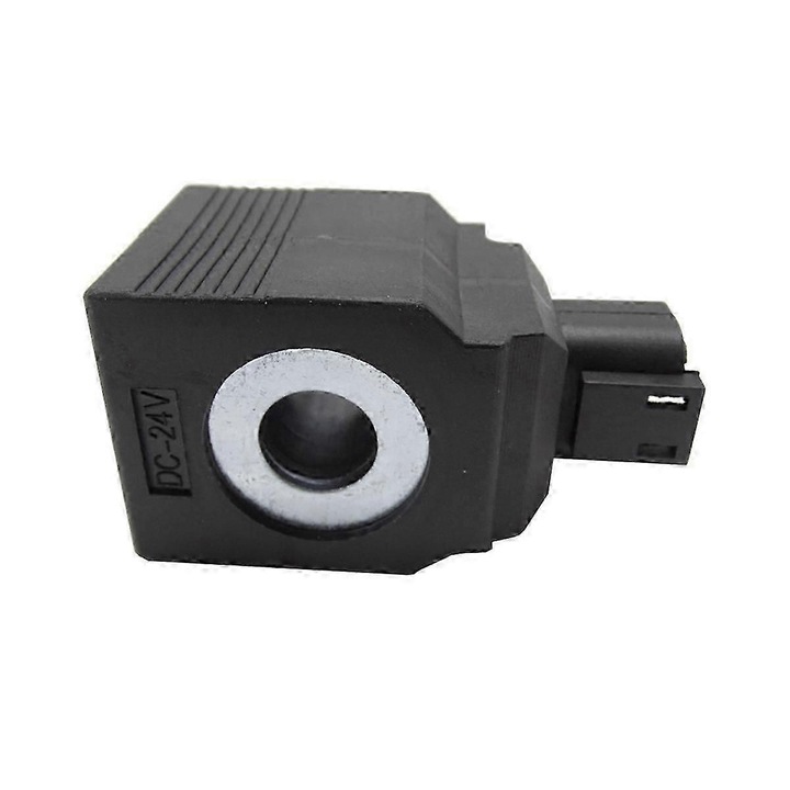 Bobina solenoid 24v, piese de schimb tractoare, negru, 25/221263717/20309
