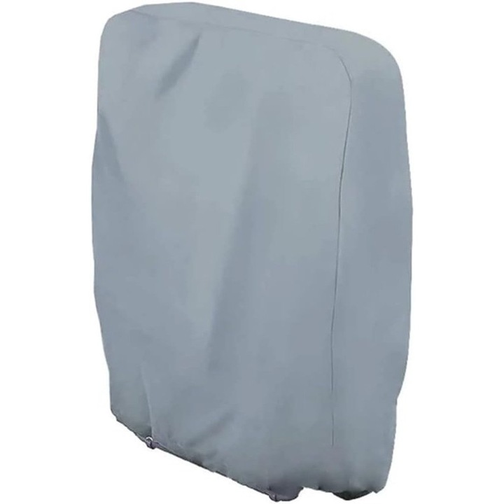 Husa protectie pentru scaune pliabile, 71x20/34x110 cm, material Oxford 210D, rezistent la apa, gri
