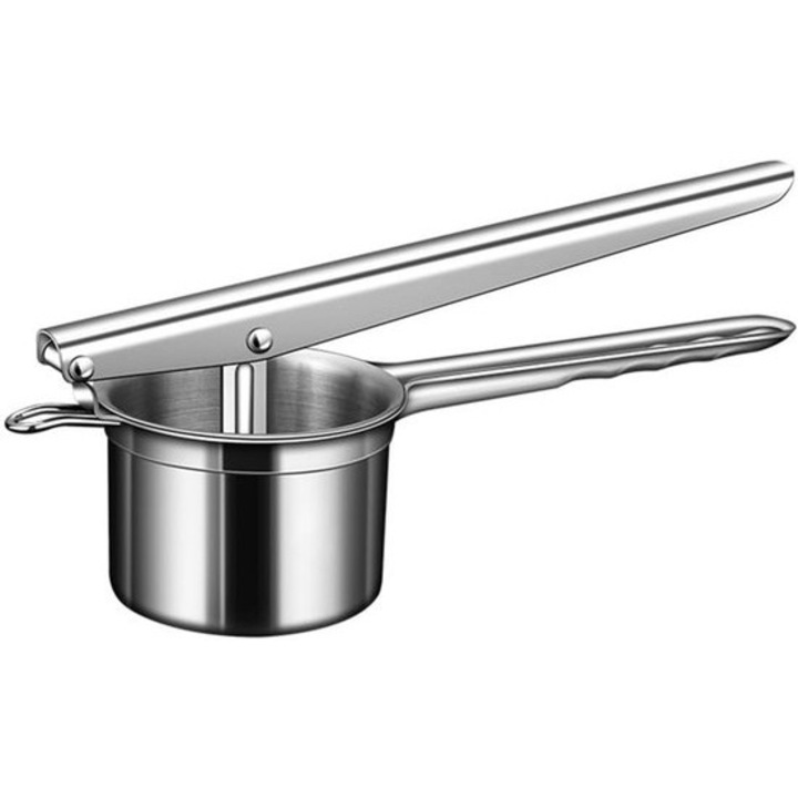 Storcator de citrice din otel inoxidabil 304, design intarit, usor de utilizat, 180° deschidere, argintiu