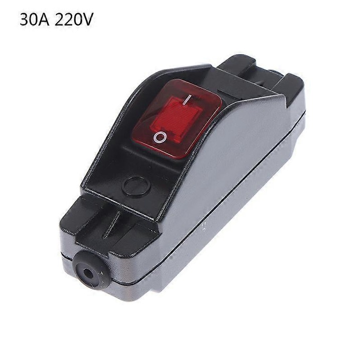 Intrerupator rocker 30A 220V, negru, dimensiuni 10.6x5x3.3cm, impermeabil IP65, 1 bucata