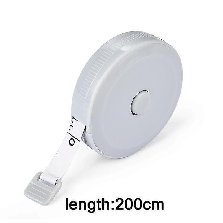 Rugalmas üvegszálas mérőszalag, 2m, rózsaszín, kék, zöld, 4.7cm átmérő