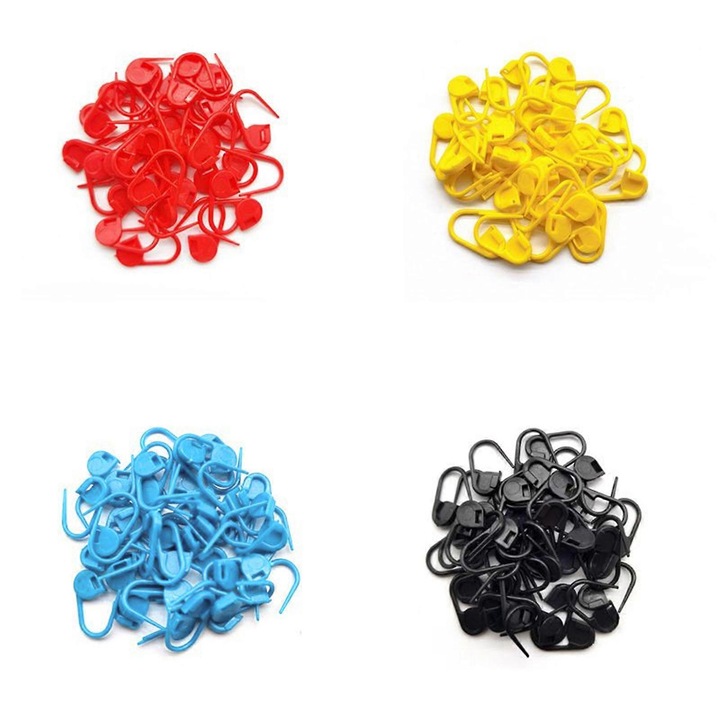 Set 1000 Markeri pentru Crosetat, PMO, Multicolor, 1000 bucati