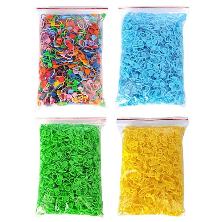 Set 1000 Markeri de Crosetat, PMO, Culori Mixte, Dimensiune Standard