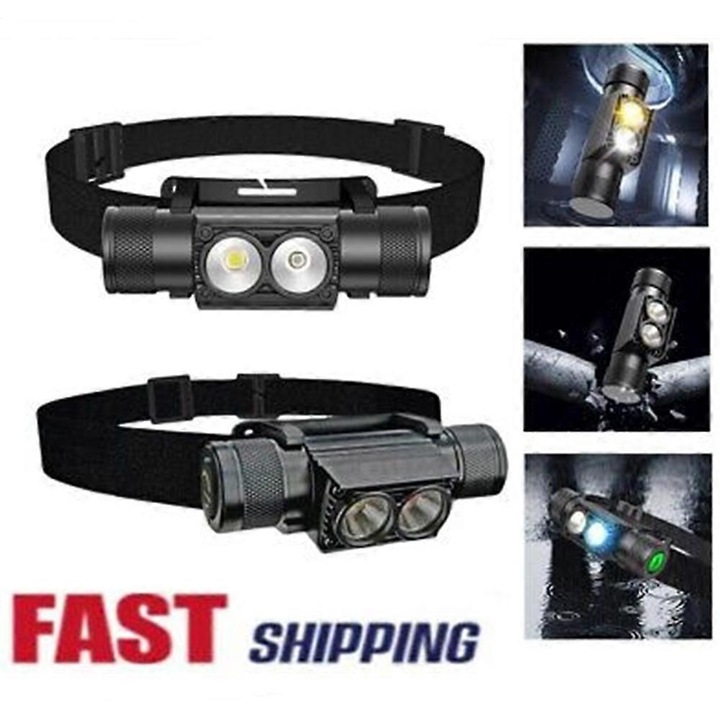 Lanterna Peax Backcountry Duo, alb si rosu, 88x24x32mm, rezistenta la apa IPX6, acumulator reincarcabil 2200 mAh