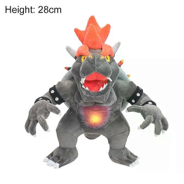 Papusa de plus, Luigi, Daisy, Rosalina, Bowser, Bowser Jr, Vivian, Ninji, set de jucarii de plus, multicolor, 44cm