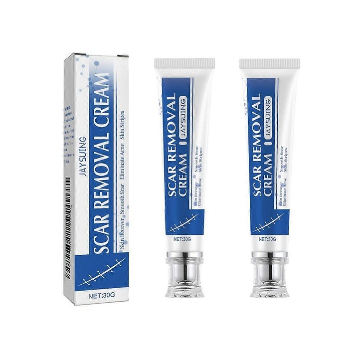 Crema pentru cicatrici, 30g, efect de estompare, textura non-grasa, set 2 bucati