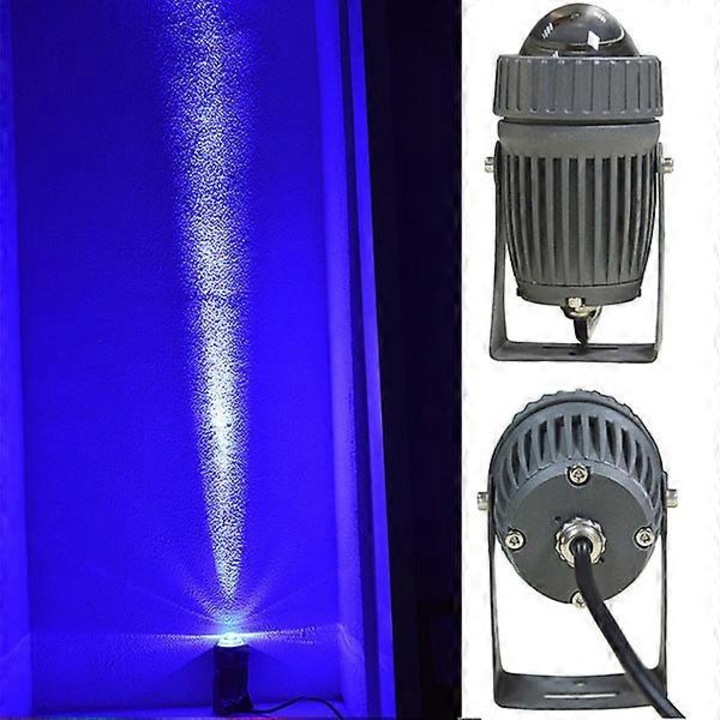 LED projektor 10W, fehér, vízálló IP65, kék
