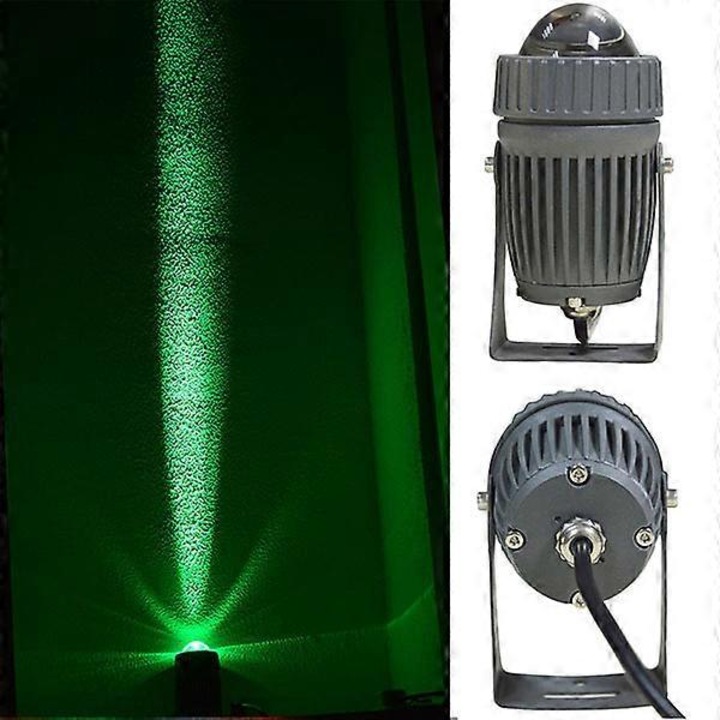 LED projektor 10W, fehér, vízálló IP65, zöld