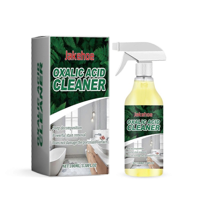 WC fertőtlenítő, Oxalic Acid Cleaner, hatékony a foltok ellen, egyszerű alkalmazás, 500ml