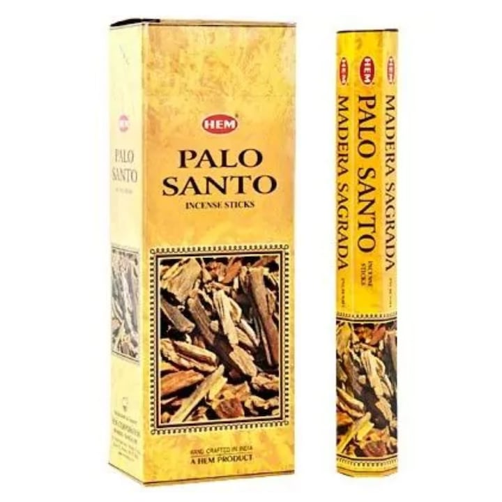 Set 6 Pachete a 20 de Betisoare Parfumate cu aroma de Palo Santo (Lemn Sfant) - fabricate in India, HEM®