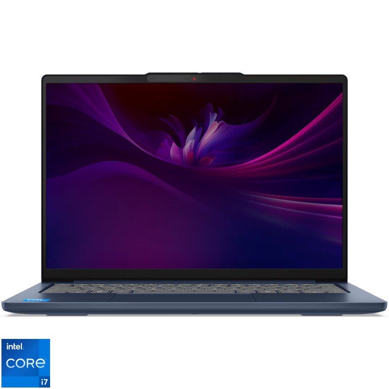 Laptop Lenovo IdeaPad Slim 5 14IRH10 cu procesor Intel® Core™ i7-13620H pana la 4.9GHz, 14" WUXGA, IPS, 8GB DDR5, 256 GB SSD, Intel® UHD Graphics, No OS, Cosmic Blue