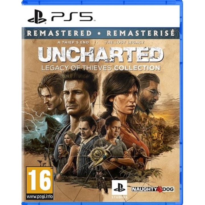 Uncharted: Legacy of Thieves Collection, PlayStation 5, Konzol játékszoftver