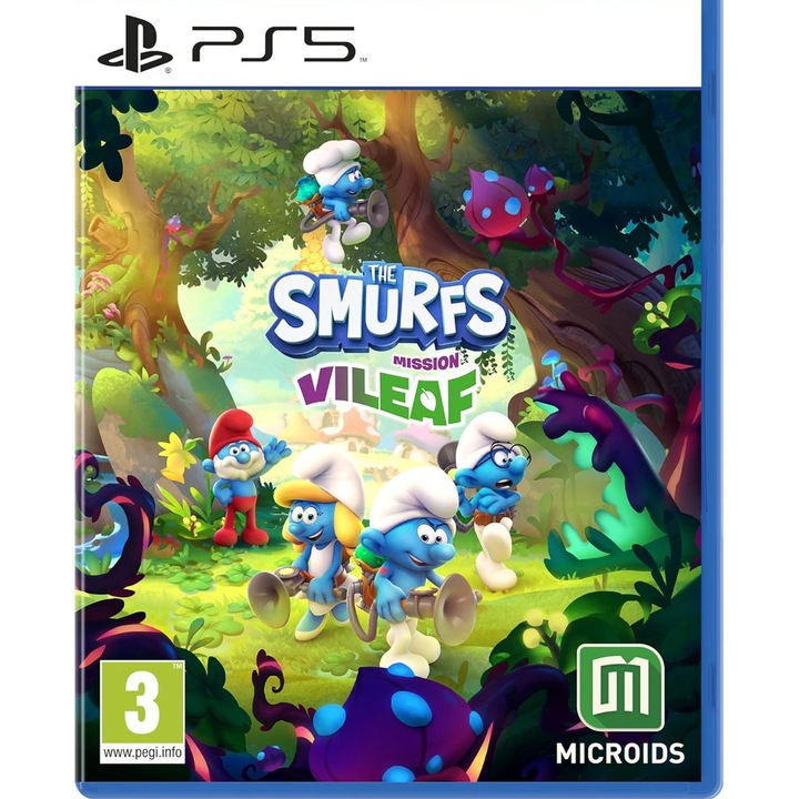The Smurfs : Mission Vileaf, PlayStation 5, Konzol játékszoftver