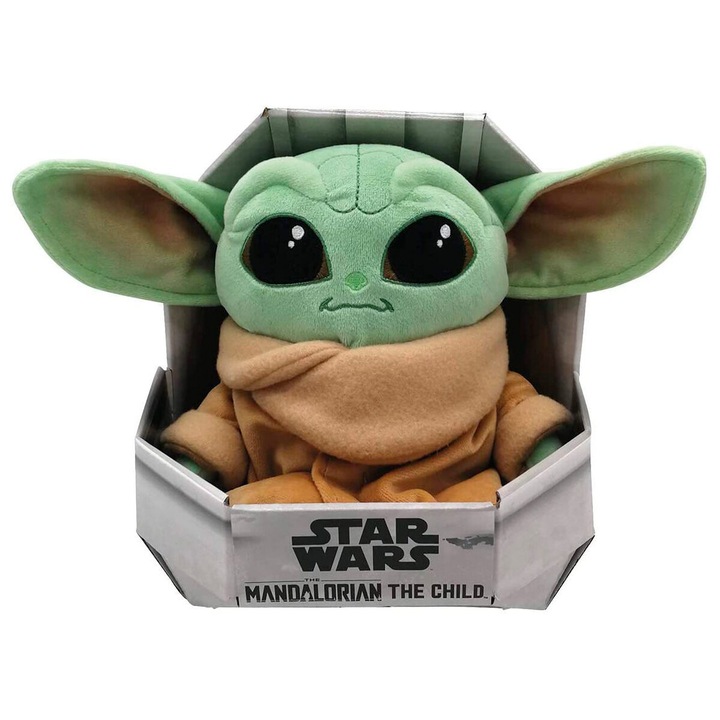 Jucarie Plush, Mandalorian, The Child Baby Yoda The Mandalorian, 25cm