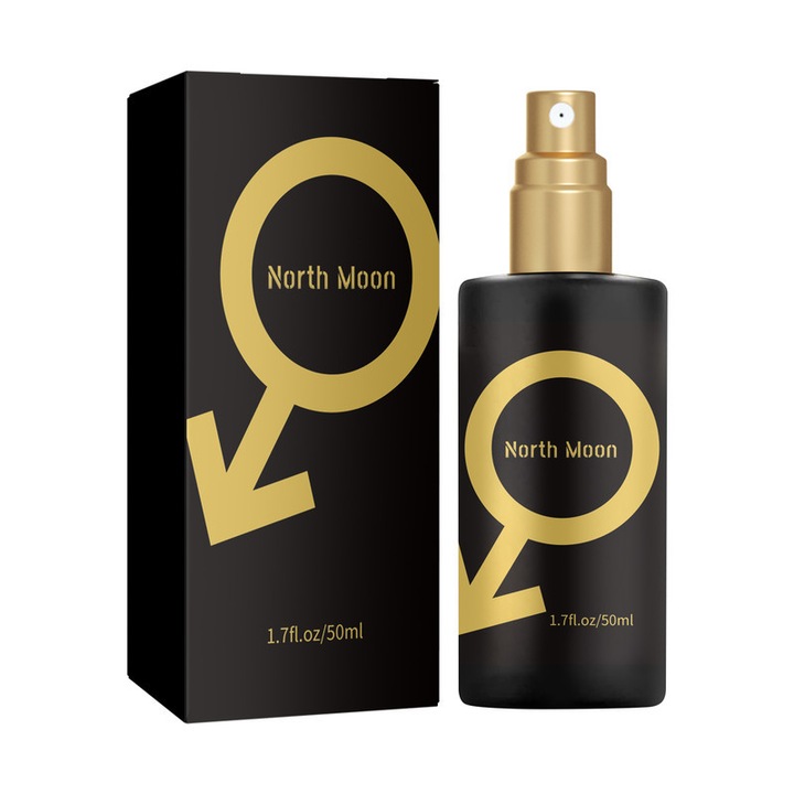 Parfum Pheromone, NORTH MOON, 50ml, ulei de bergamota si floare de limelight, compact