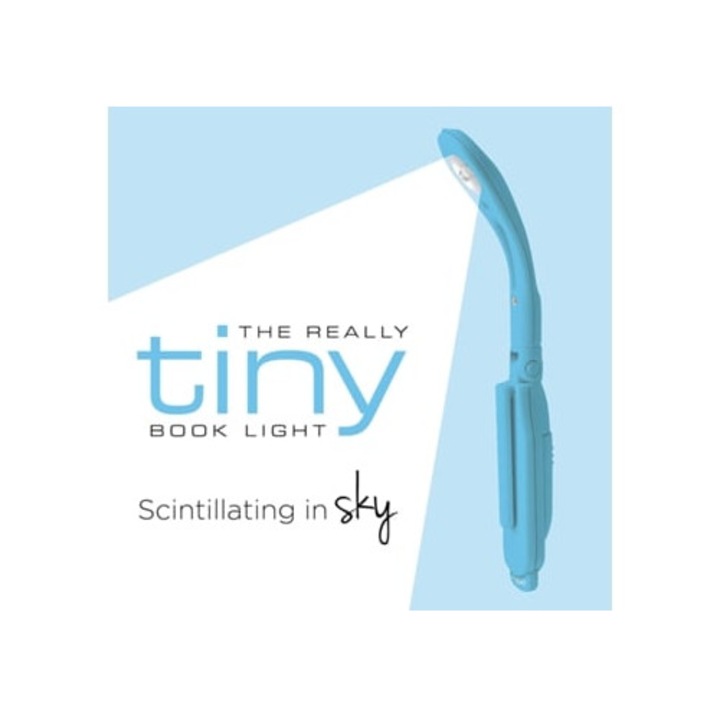 Lampa de citit compacta, albastru cer