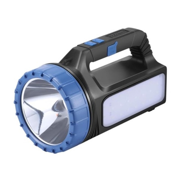 Lanterna LED reincarcabila Beijiyi, 2400mAh, incarcare USB si solara