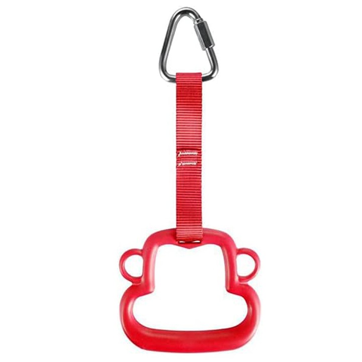 Inel de fitness set, design maimuta, 34x14x2cm, rosu, capacitate maxima 200kg