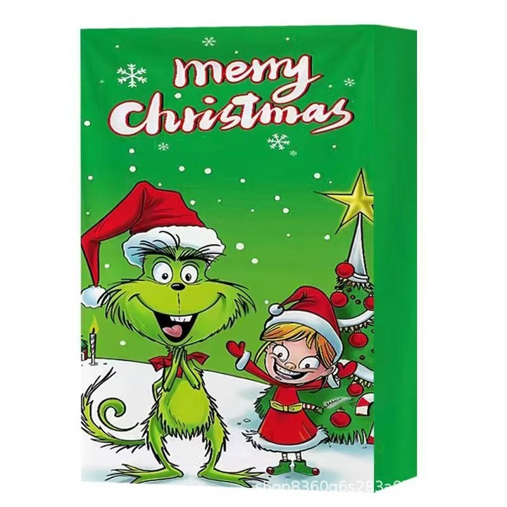 Set Figurine Craciun, Grinch, Calendar Advent, 24 Pcs