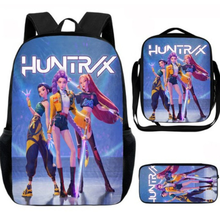 Set rucsac 3 piese KPOP, material Oxford