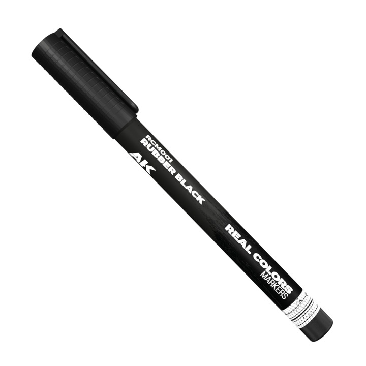 Festék markerben Rubber Black Real Color RCM001, AK Interactive