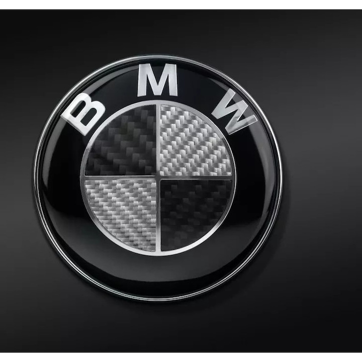 Emblema BMW, Sigla BMW, Montare pe Capota/Portbagaj cu pini de fixare ...