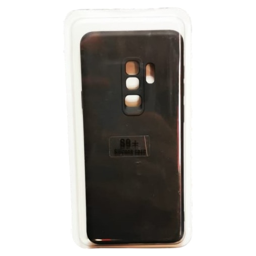 Husa Compatibila cu Samsung Galaxy S9 PLUS, Matte TPU, Soft Silicone Premium, Microfibra in interior ( catifea ), Negru