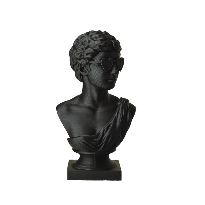 Obiect Decorativ, Homentum, Bambinos, Negru, 11 x 20 cm