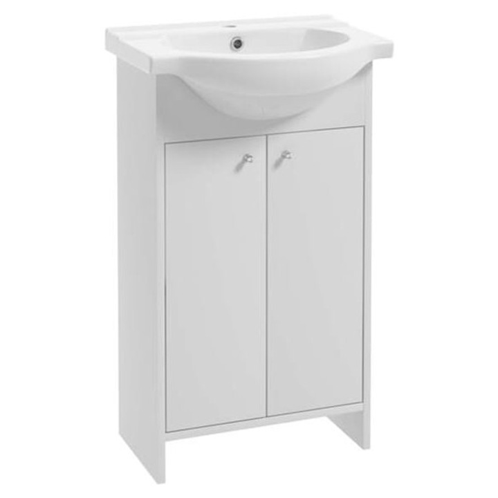 Set mobilier baie, Deftrans, Diana, umywalka 50cm, alb, 65x43cm