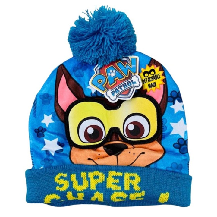 Caciula groasa Paw Patrol Super Chase 34727, Albastru