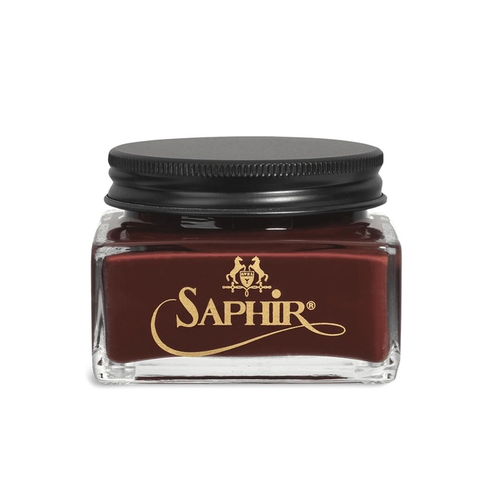 Крем за обувки Saphir Medaille d'Or, Creme 1925, 75 ml, Hermes Red 12