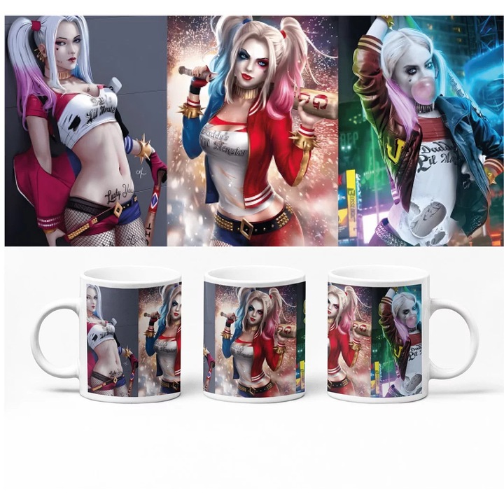 D&B Cană BG10048 Harley 300 ml Alb 1 Bucată