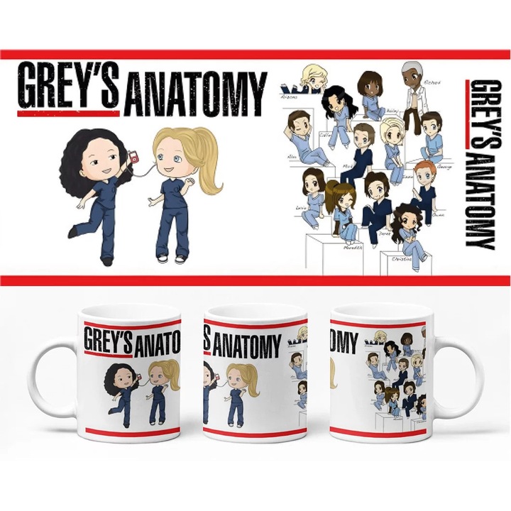 Cana D&B BG10066 Anatomie 300 ml Alb 1 Bucată