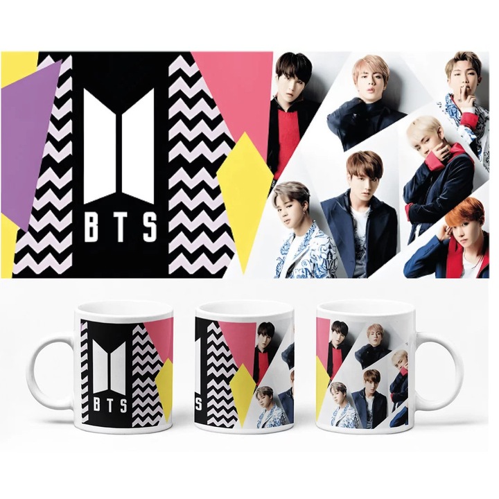 D&B Cană BG10031 BTS 300 ml Alb 1 Bucată