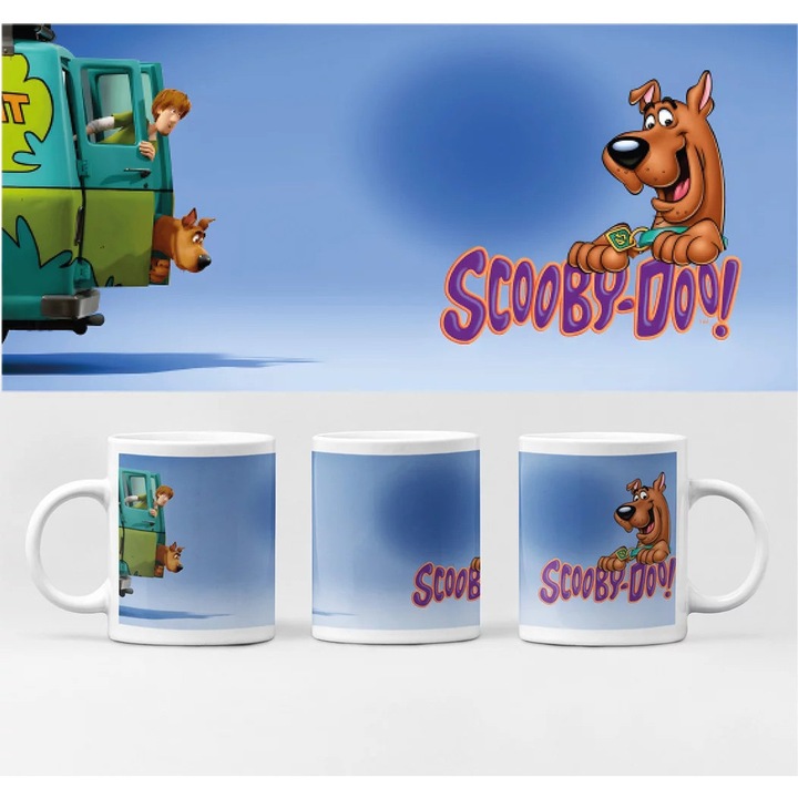 D&B Cană BG10129 Scooby Doo 300 ml Alb 1 Bucată