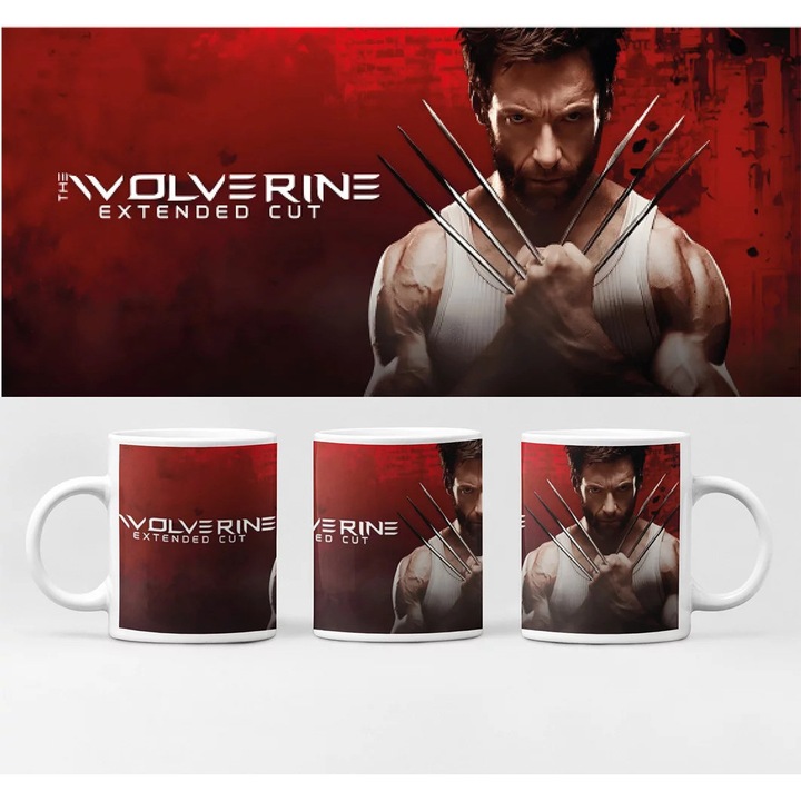 D&B Cană BG10102 Wolverine 300 ml Albă 1 Bucată