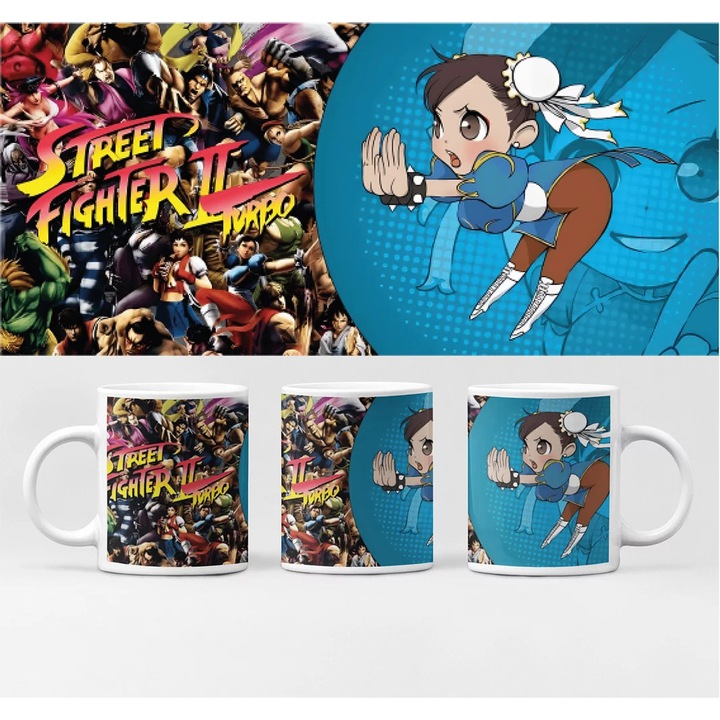 Cana D&B BG10171 Street Fighter 300 ml Alb 1 Bucată