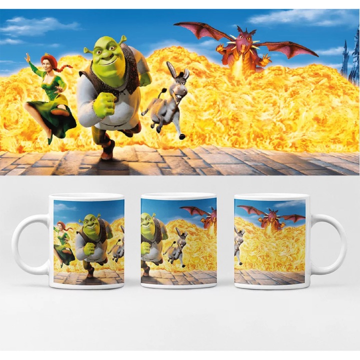 D&B Cană BG10147 Shrek 300 ml Alb 1 Bucată