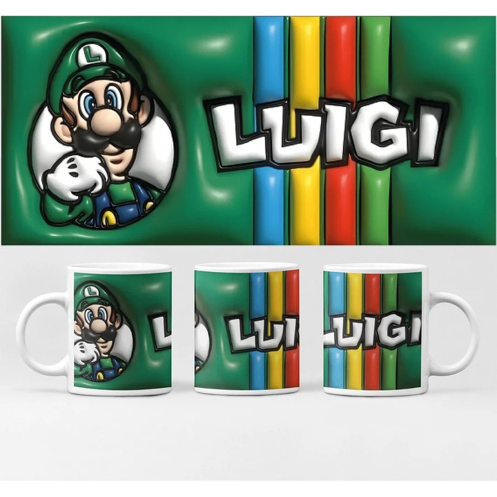 D&B Cană BG10241 Luigi 300 ml Alb 1 Bucată